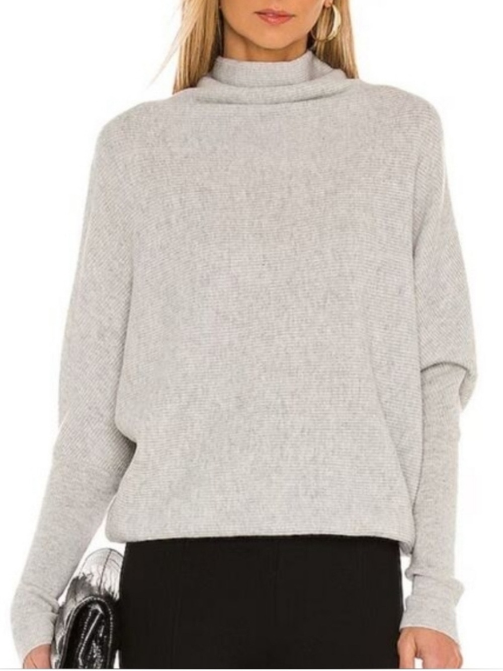 Allsaints Ridley Jumper Wool / Cashmere Blend Sweater Gray Women’s Size Large